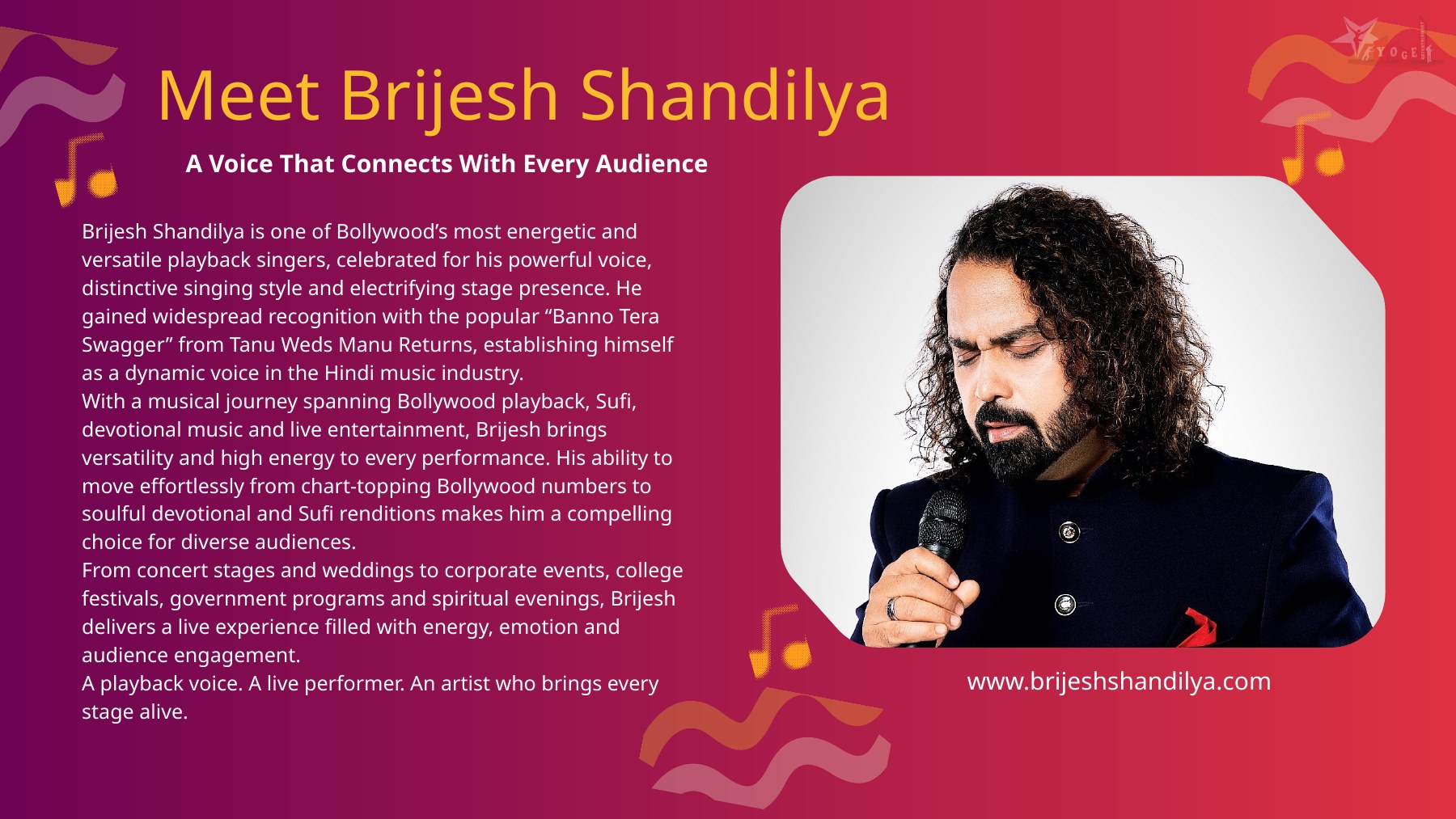 Meet Brijesh Shandilya — a voice that connects with every audience